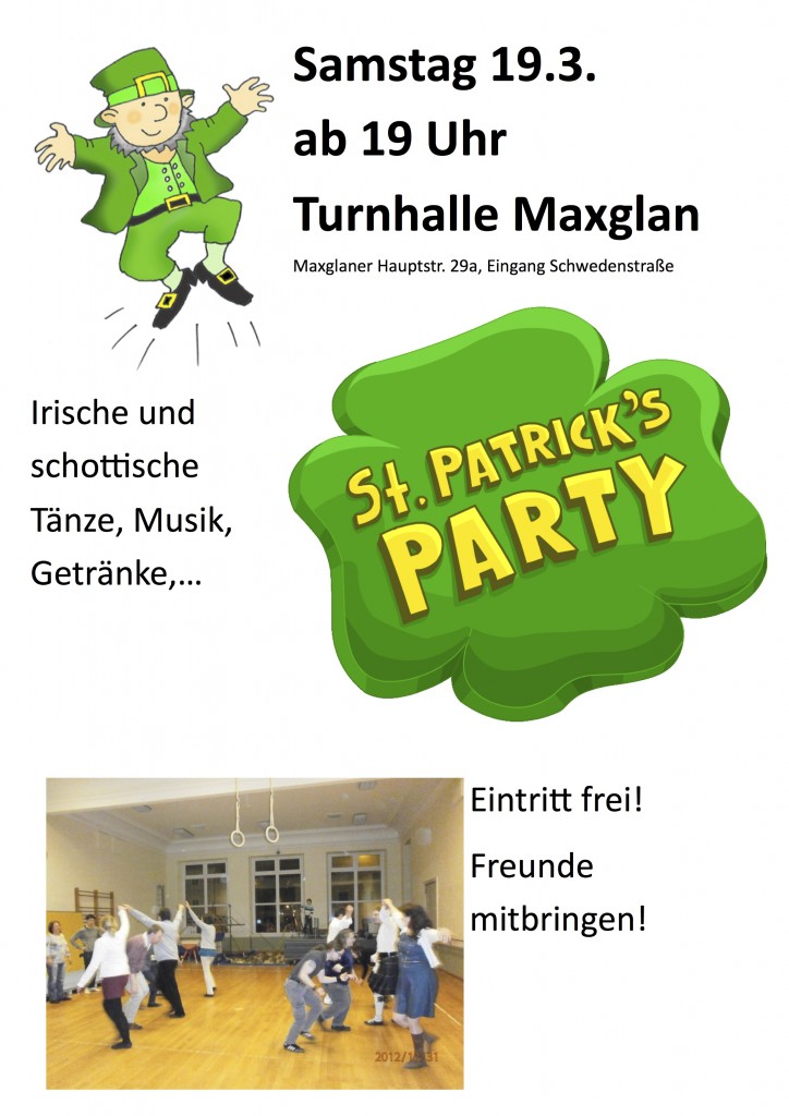 St. Patrick's Day Party Einladung