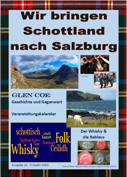 Zeitschrift „Wir Bringen Schottland Nach Salzburg“